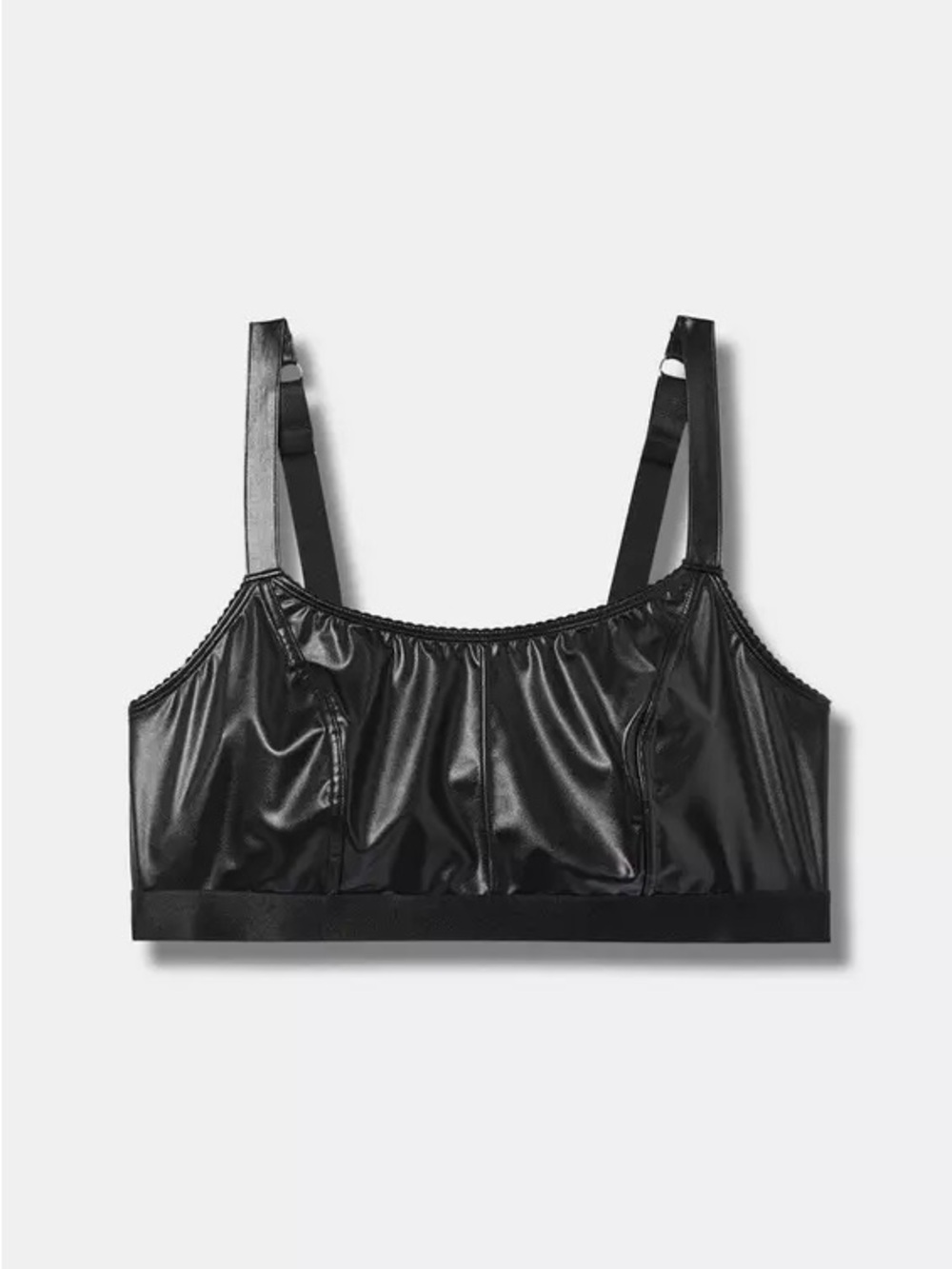 Torrid Pleather Wireless Bralette - Picture 3 of 7